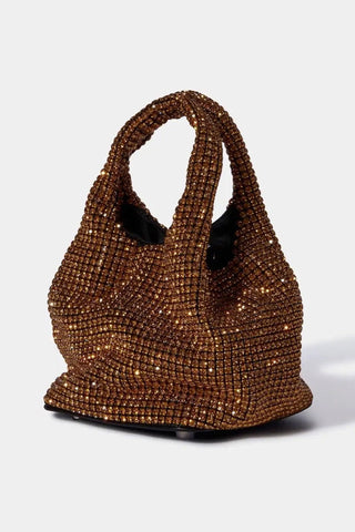 Venus Rhinestone Bag—Jupiter Gold